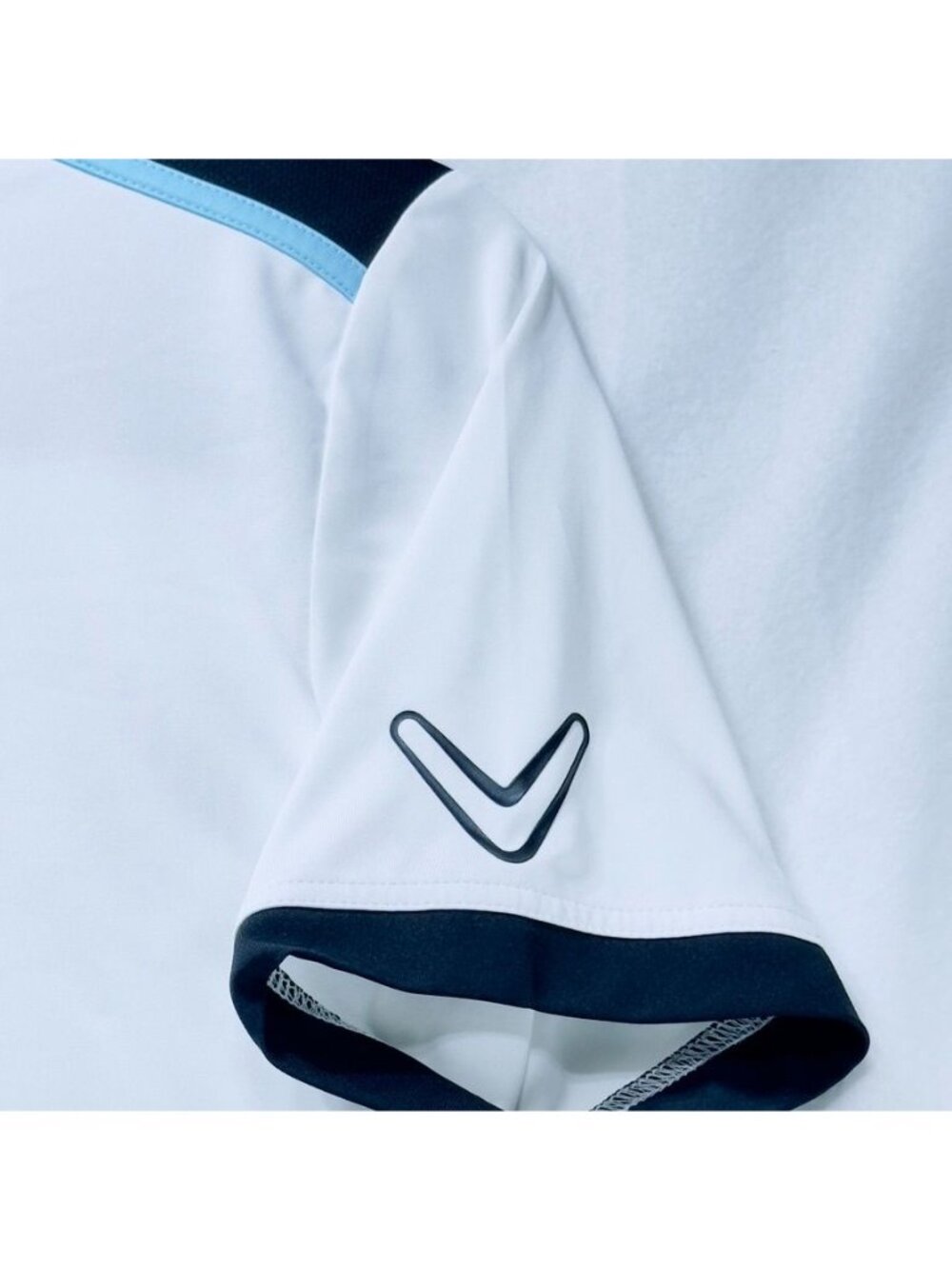 CALLAWAY Mens Short Sleeve Performance Polo Shirt Color-block Pattern Polyester - Picture 4 of 8